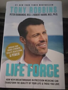 Life Force Paperback Book - White & Blue Cover